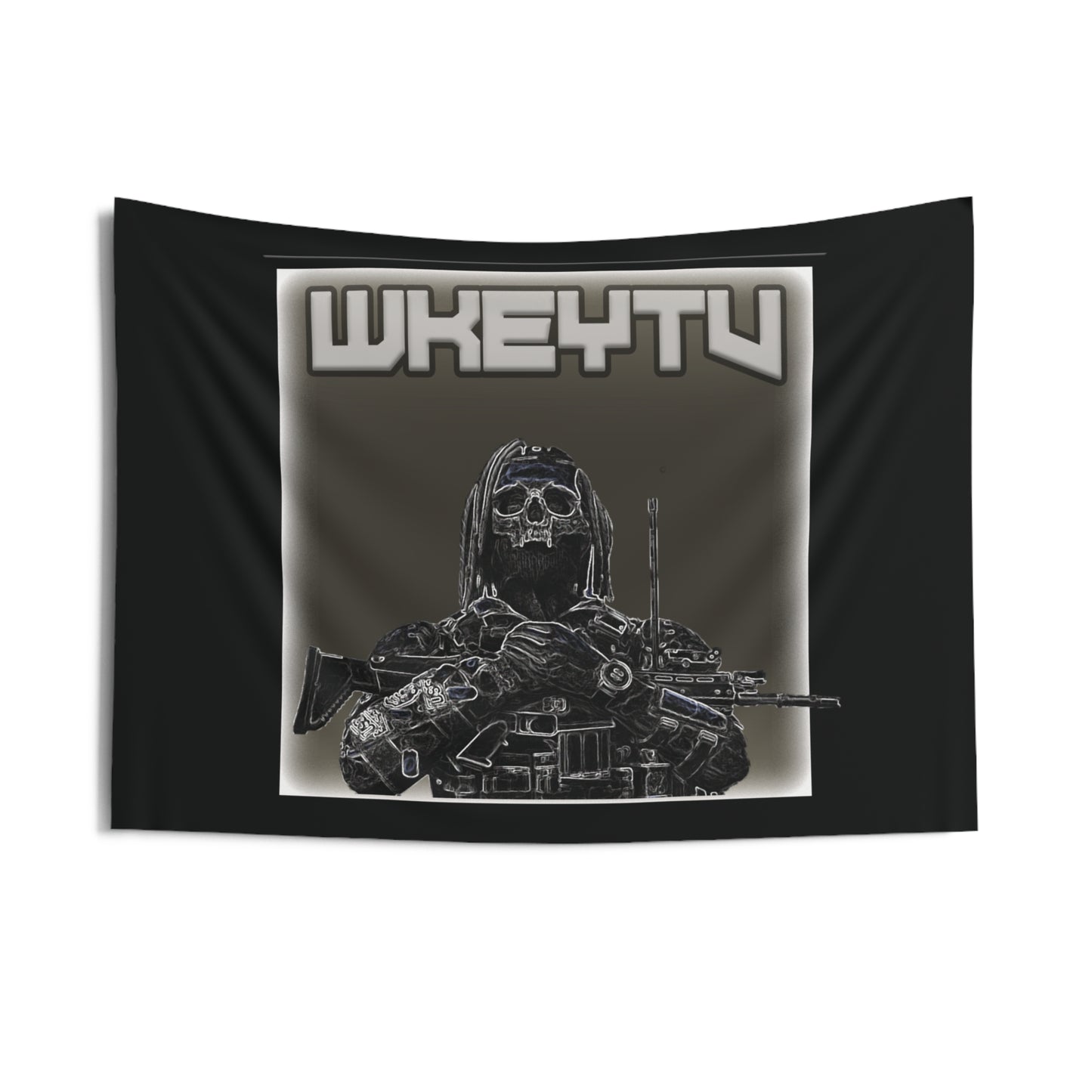 Gaming Wall Tapestry - Knight Boss Escape from Tarkov W-keyTv Wall Hanging