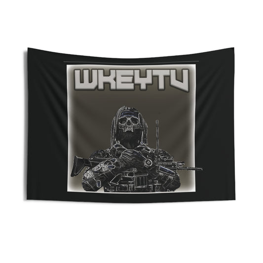 Gaming Wall Tapestry - Knight Boss Escape from Tarkov W-keyTv Wall Hanging